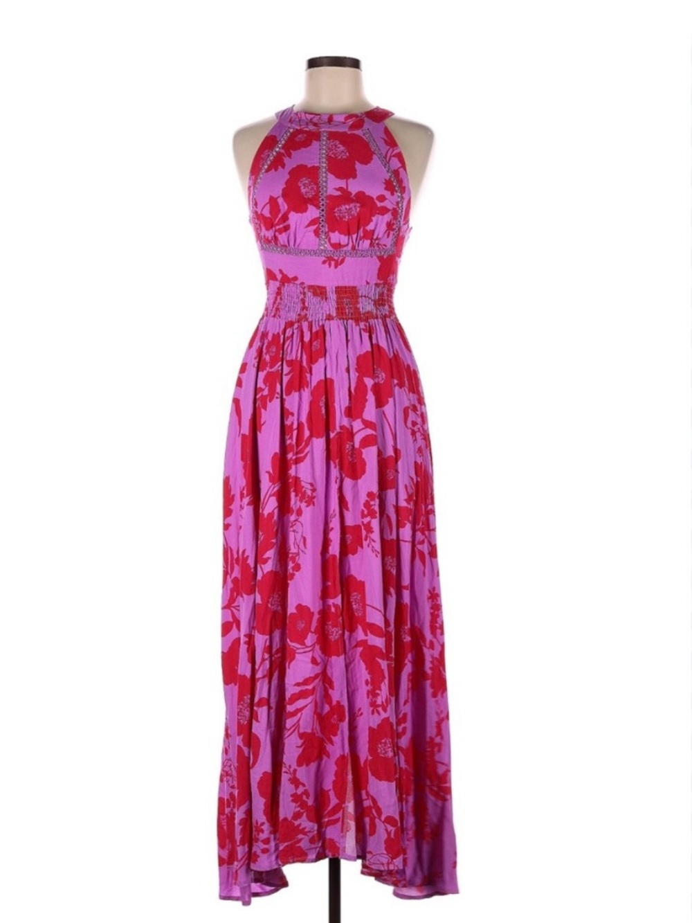 Anthropologie Able The Label Charlotte Floral Maxi Dress (XS)